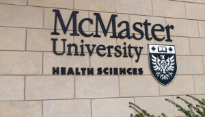 McMaster University Health Science Sign